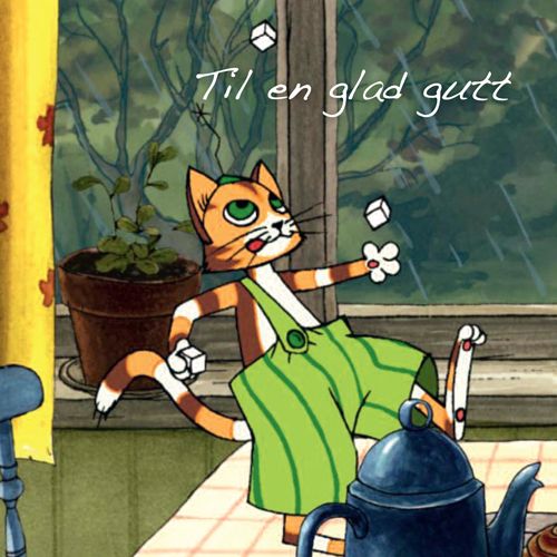 Gubben og Katten - Enkle kort 12x12