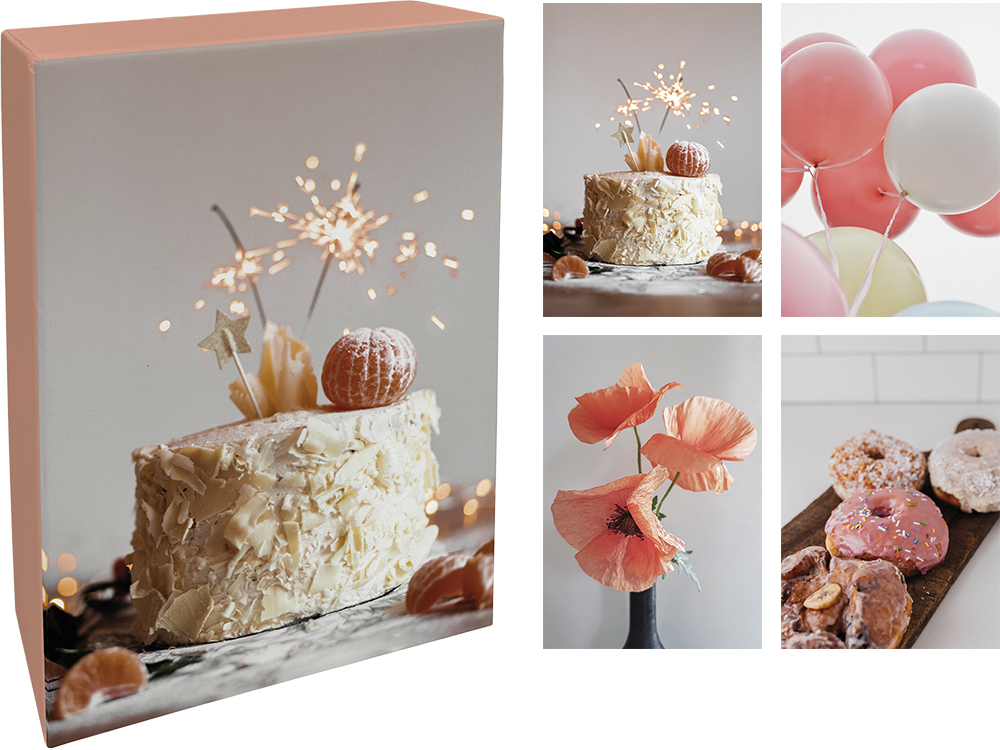 Paperly doble kort i eske