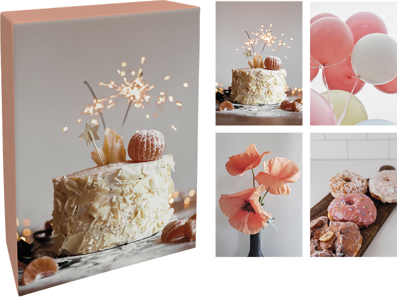 Paperly doble kort i eske