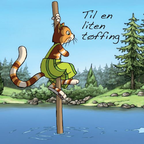 Gubben og Katten - Enkle kort 12x12