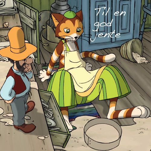 Gubben og Katten - Enkle kort 12x12