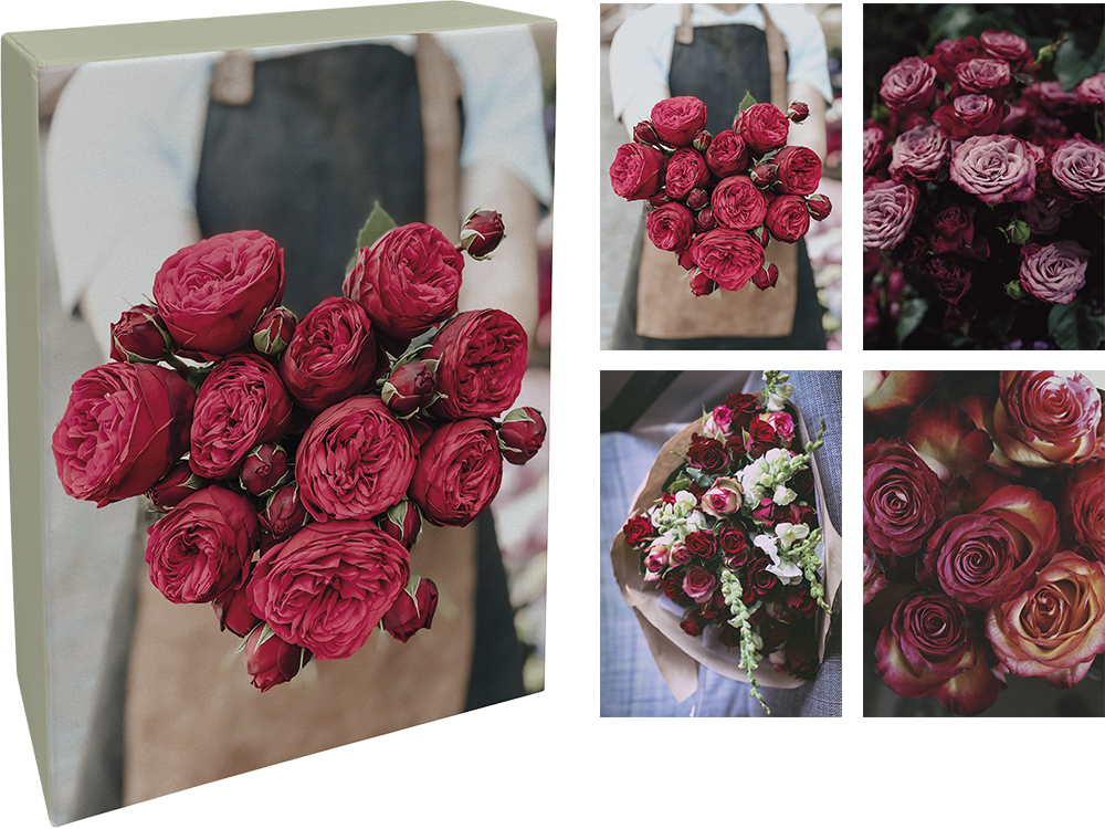 Paperly doble kort i eske