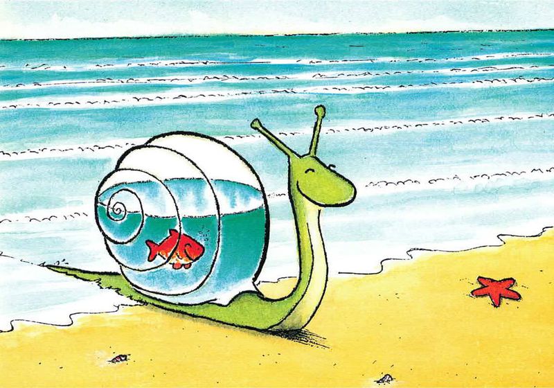 Nouvelle Barn Enkle Kort 10x15