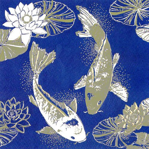 Noel Tatt Doble kort 12x12cm 6 pakk