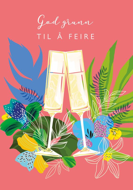 Utopia Doble Kort med konvolutt 6-pakk 12x17cm