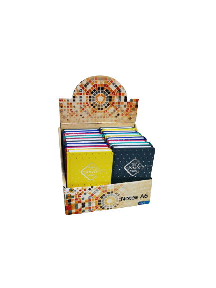 A6 Lastva Silver Style notatb�ker i Display