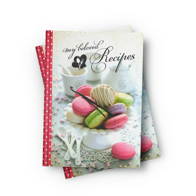 My Beloved Recipies oppskriftsbok Macaron