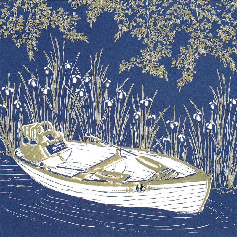 Noel Tatt Doble kort 12x12cm 6 pakk