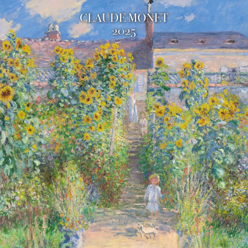 Vegg Kalender 18x18 Monet 2025