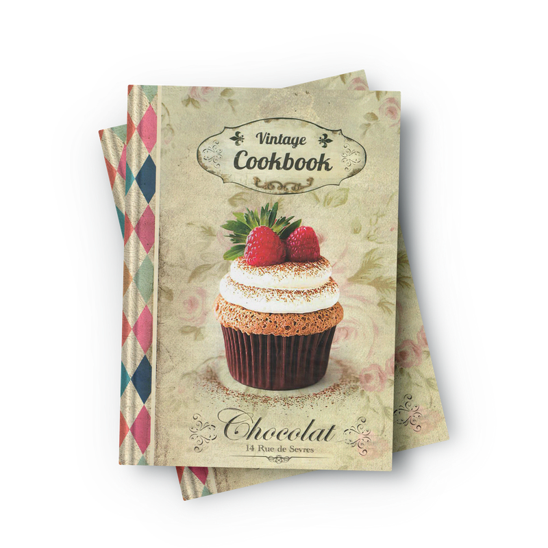 Oppskriftsbok med Skjærefj�l CupCake