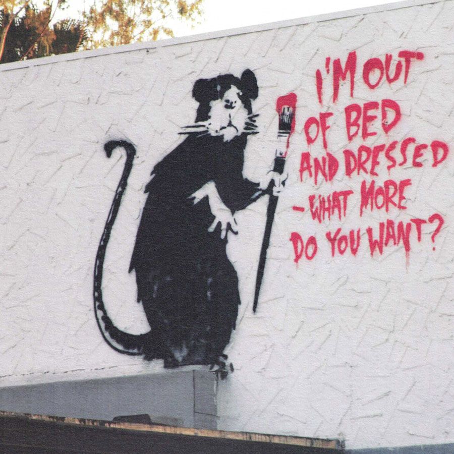 cardmix art Banksy 16x16