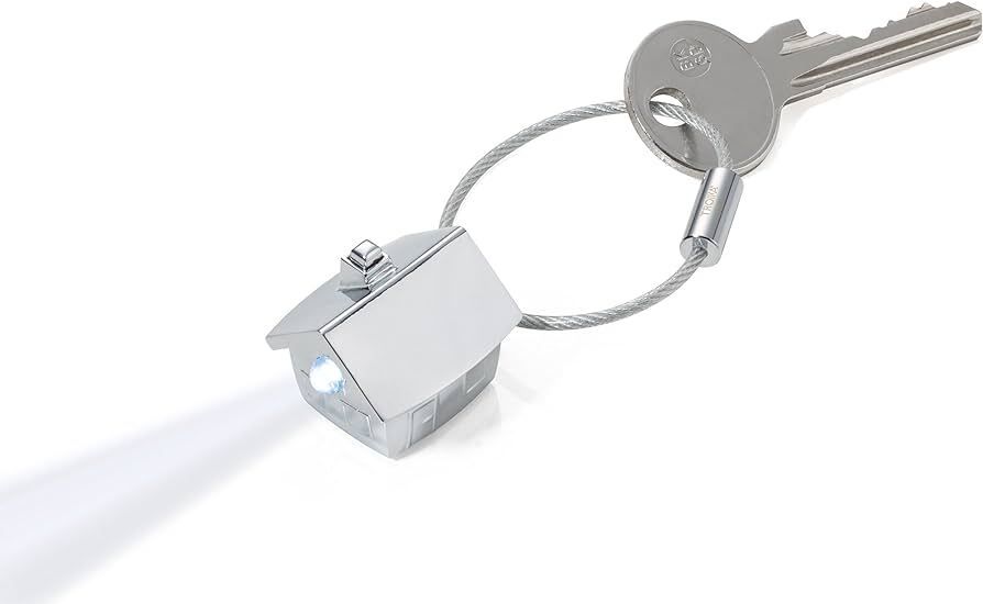 Troika N�kkelring med led lys Assortert