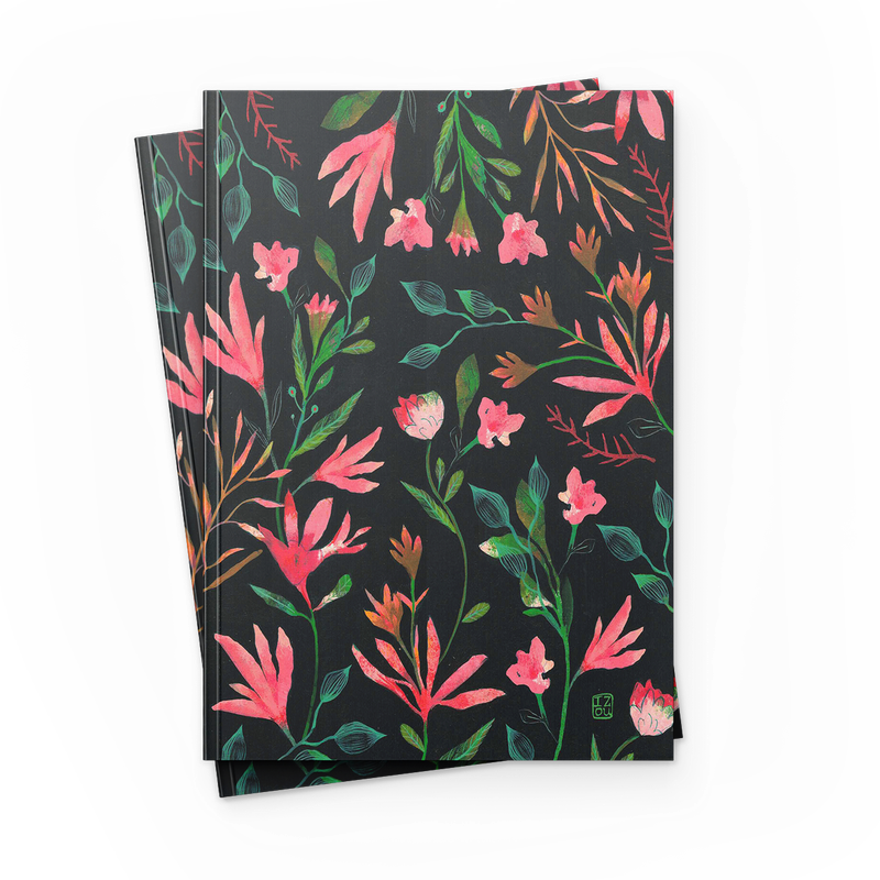 Paperback notatbok ferniss 17x22cm