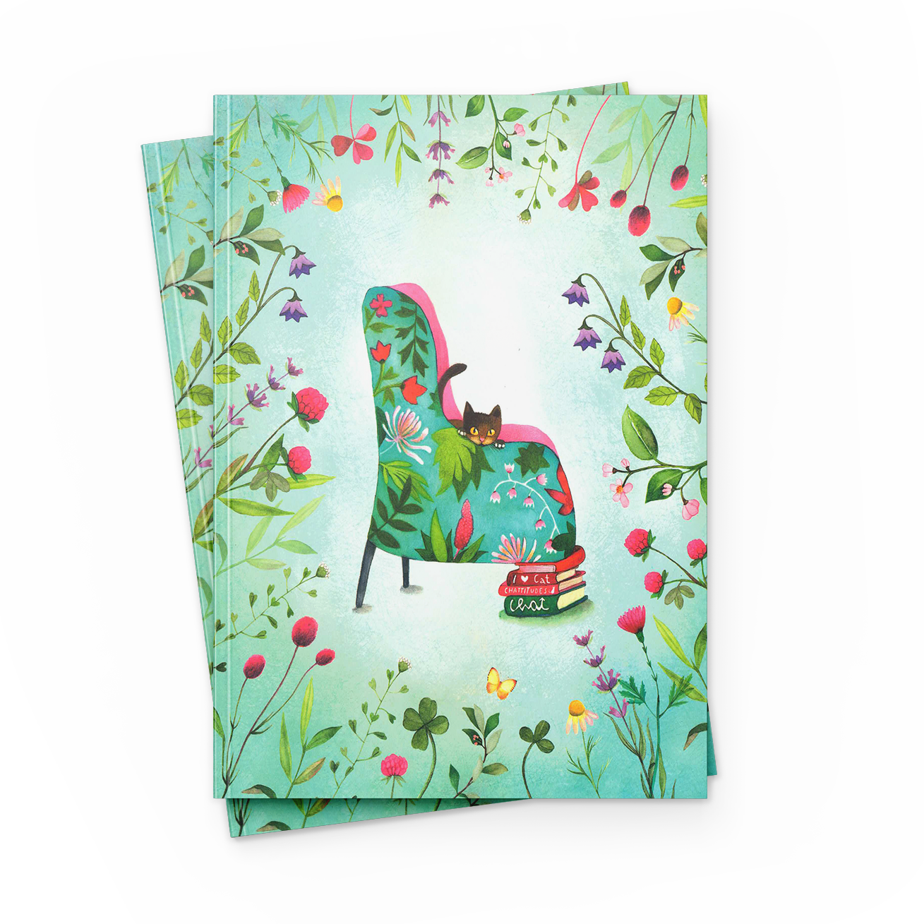 Paperback notatbok ferniss 17x22cm