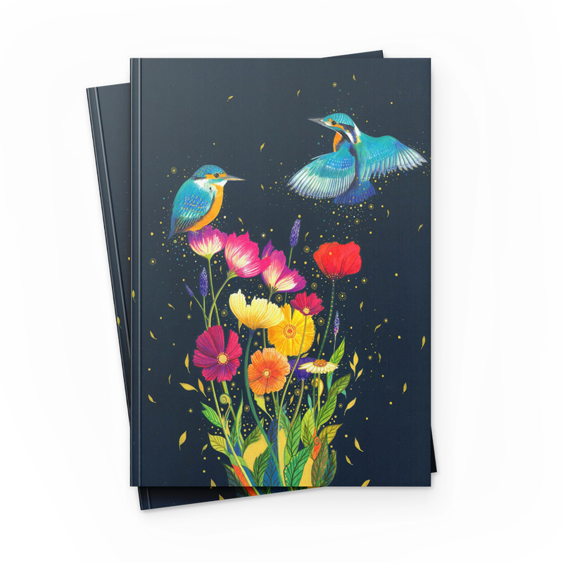 Paperback notatbok ferniss 17x22cm