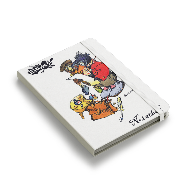 Baccara Notatbok Flåklypa A5 Hardcover linjer/ruter