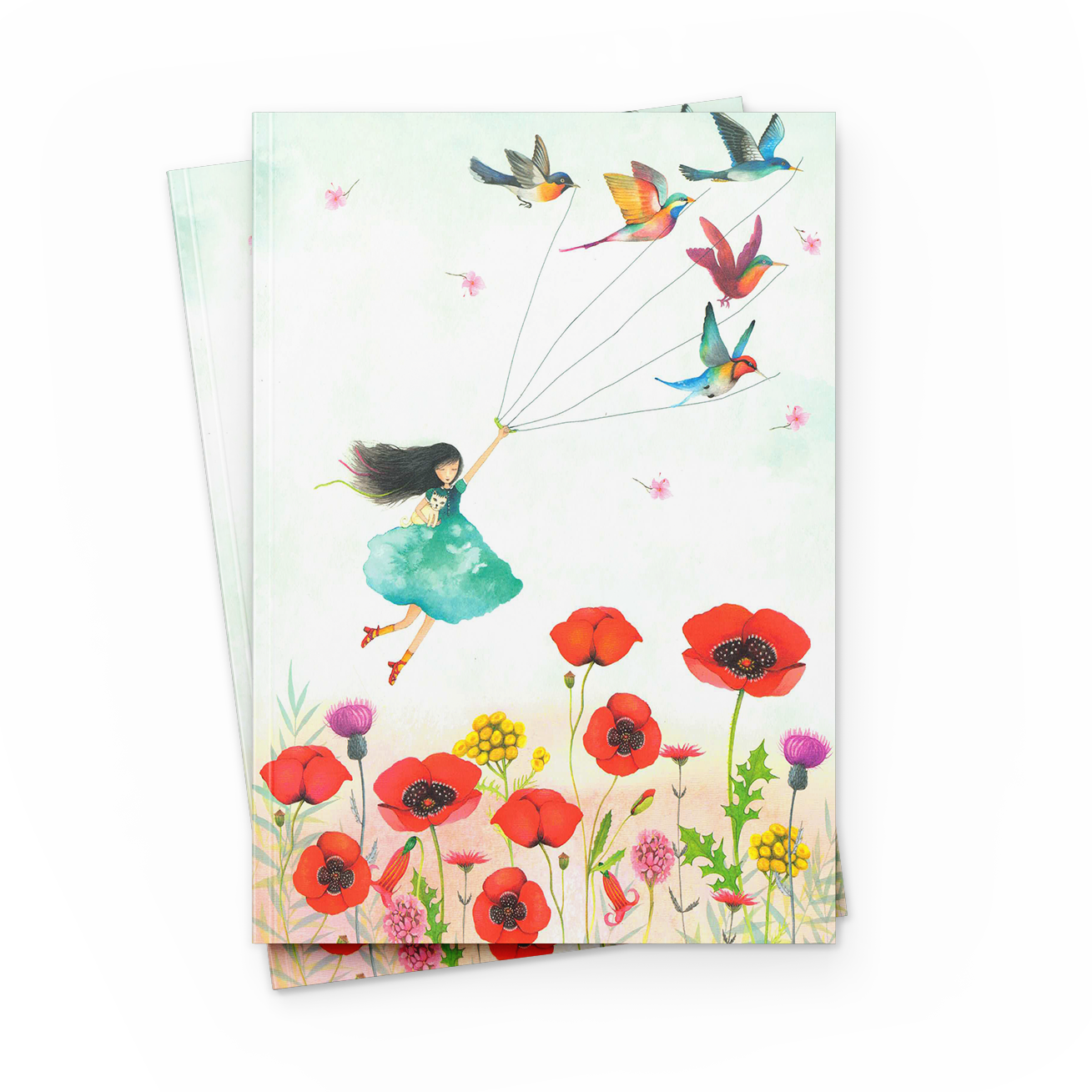 Paperback notatbok ferniss 17x22cm