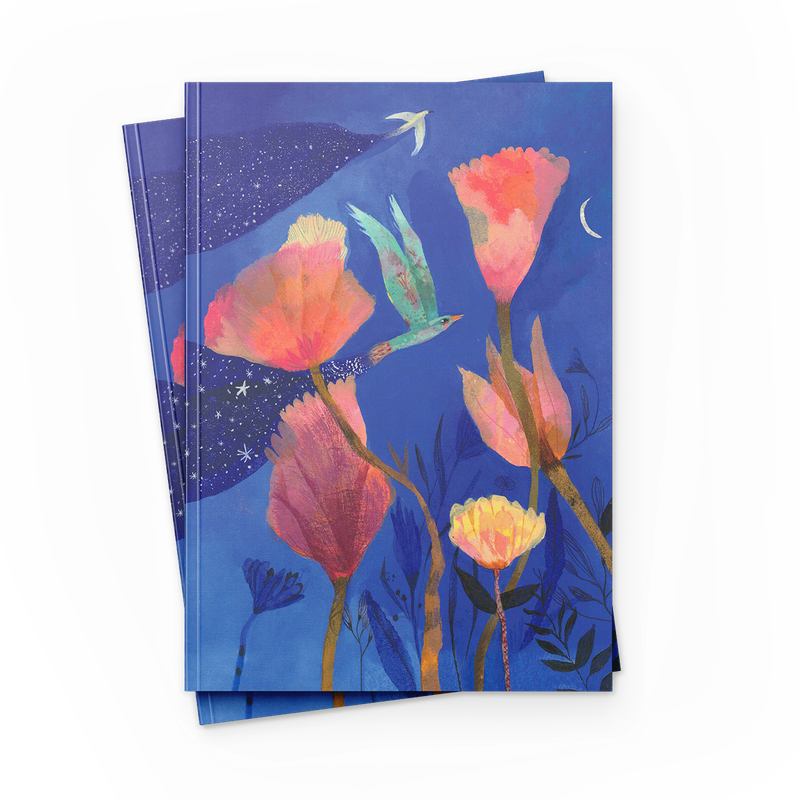 Paperback notatbok ferniss 17x22cm