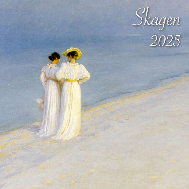 Vegg Kalender 18x18 Skagen 2025