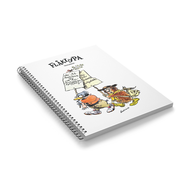 Baccara Notatbok Flåklypa A5 Linjert