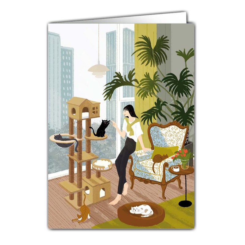 Quire 12x17 Doble kort 6 pakk