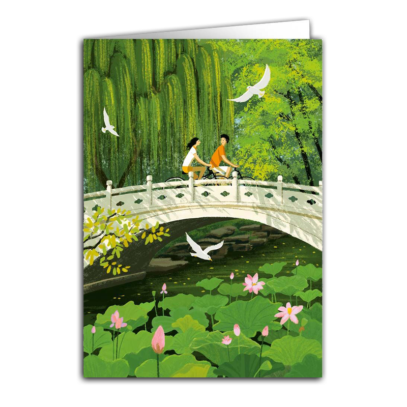 Quire 12x17 Doble kort 6 pakk