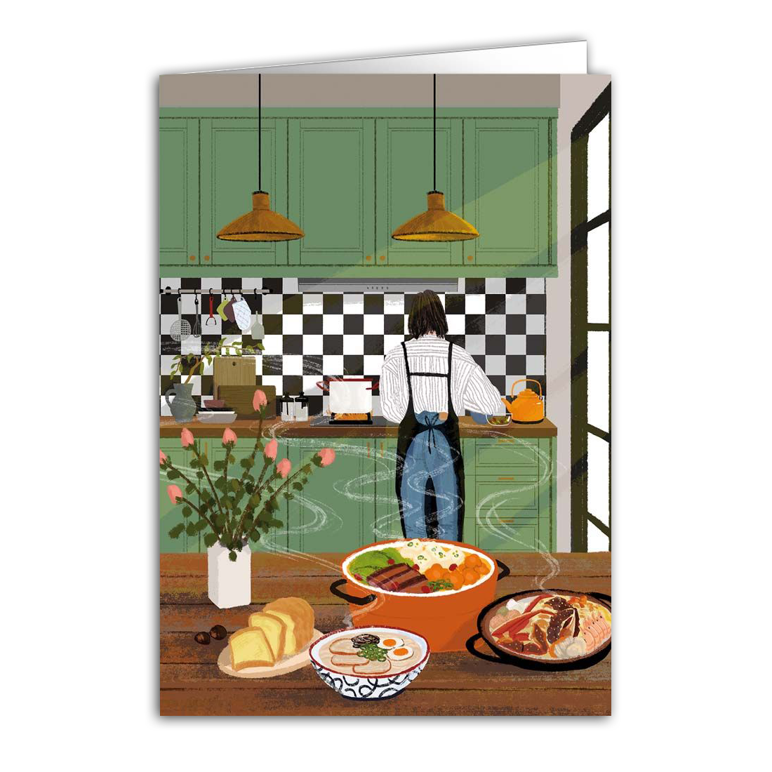 Quire 12x17 Doble kort 6 pakk