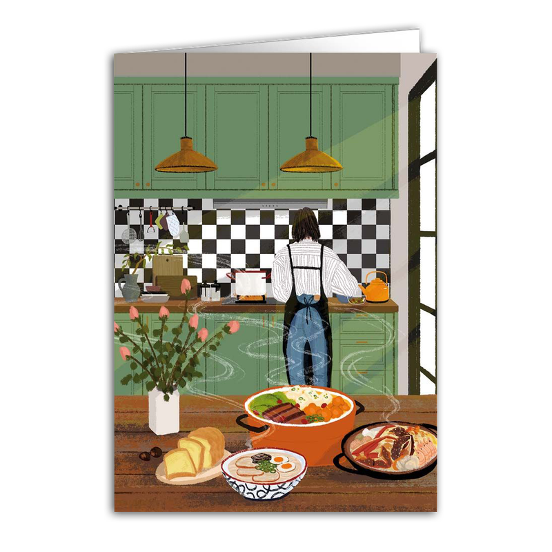 Quire 12x17 Doble kort 6 pakk