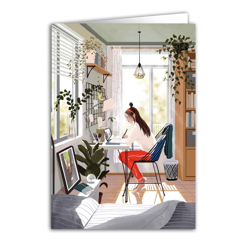 Quire 12x17 Doble kort 6 pakk