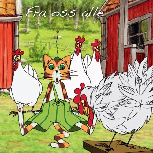 Gubben og Katten - Store Doble 16x16