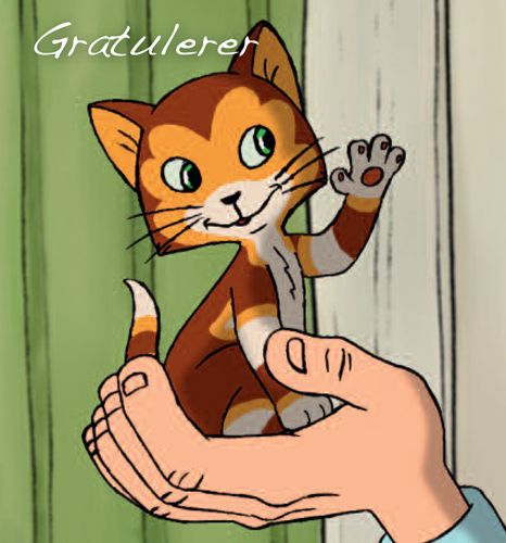 Gubben og Katten - Gratulerer