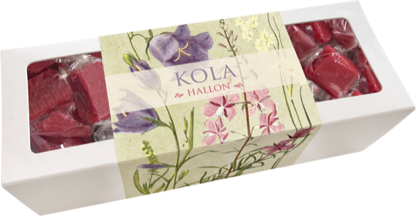 Karamell Bringebær 6-pakk