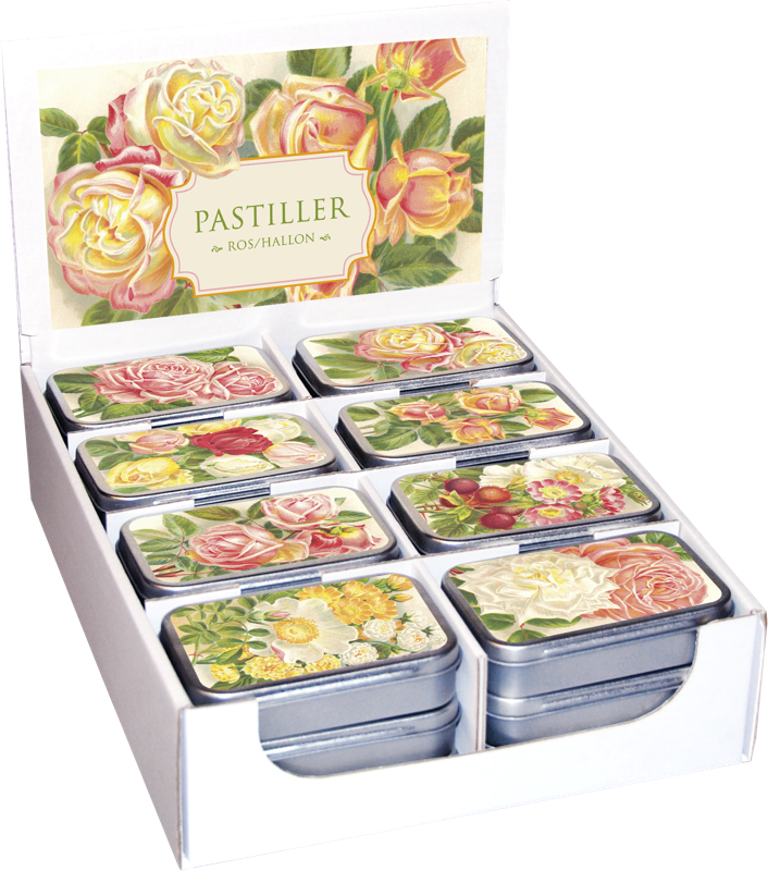 Pastiller i metallboks 24-pakk