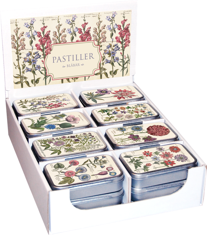 Pastiller i metallboks 24-pakk