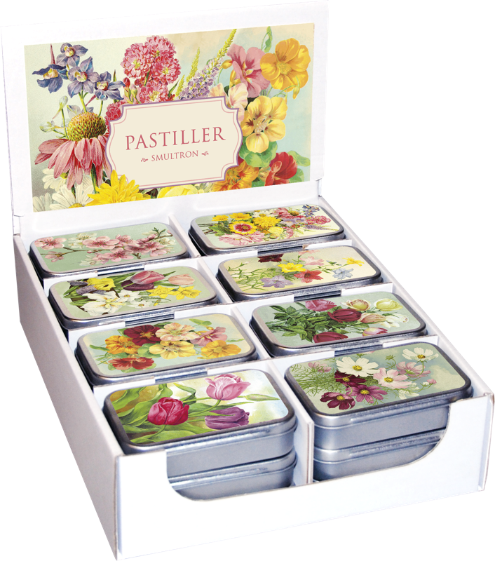 Pastiller i metallboks 24-pakk