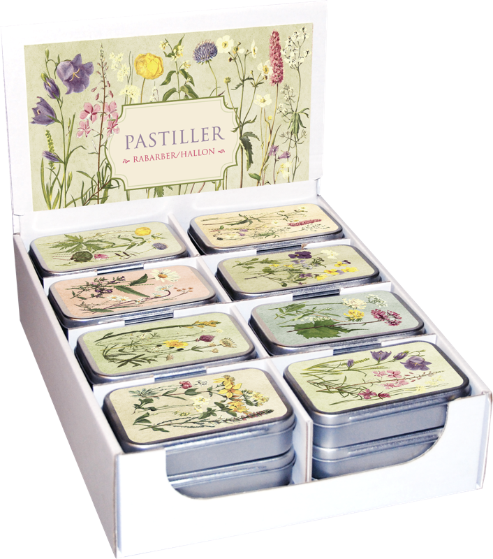 Pastiller i metallboks 24-pakk