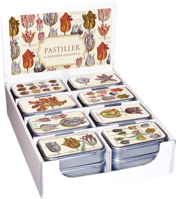 Pastiller i metallboks 24-pakk