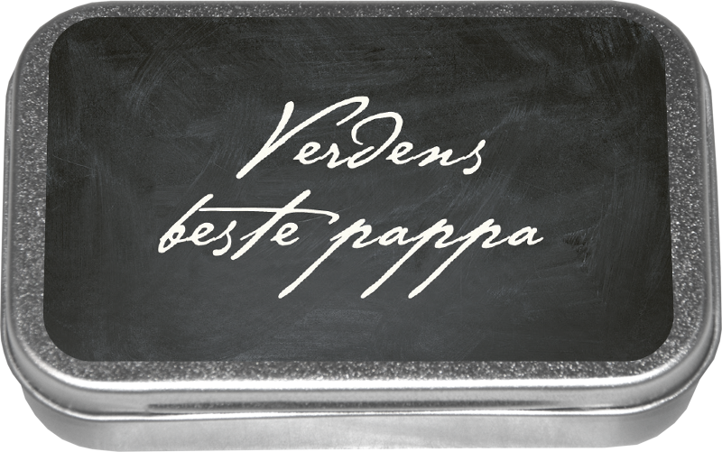 Pastiller i metallboks "Verdens beste pappa"