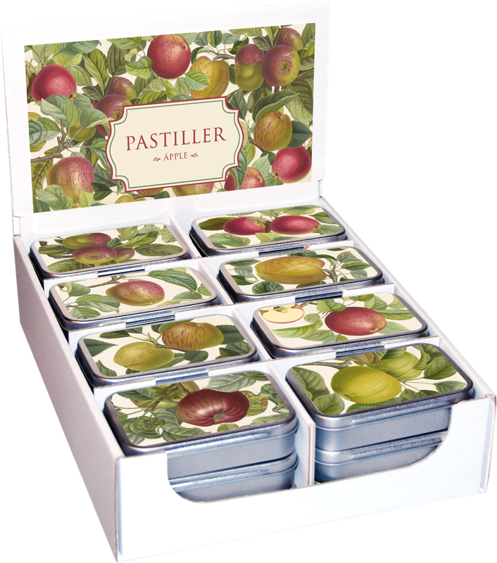Pastiller i metallboks 24-pakk