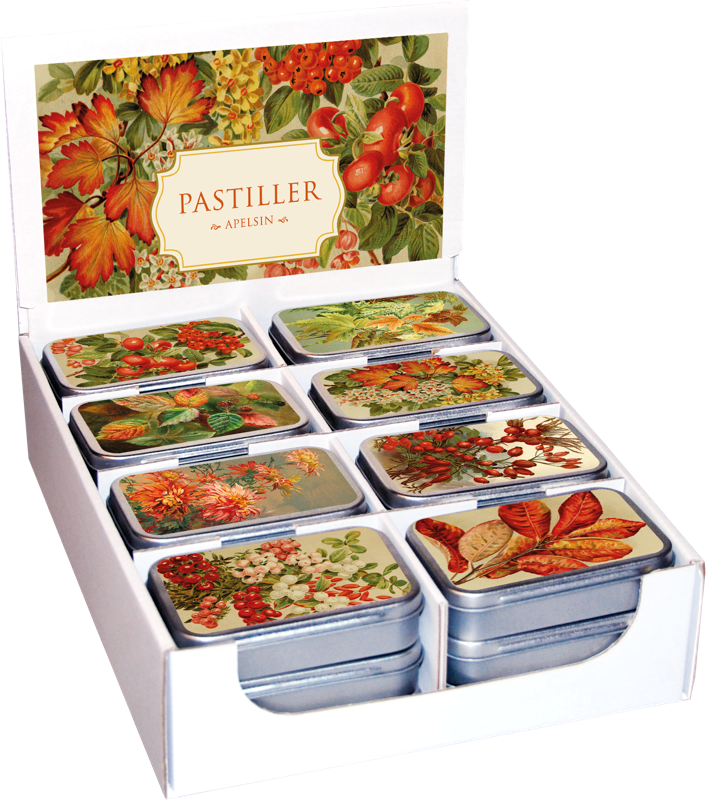 Pastiller i metallboks 24-pakk