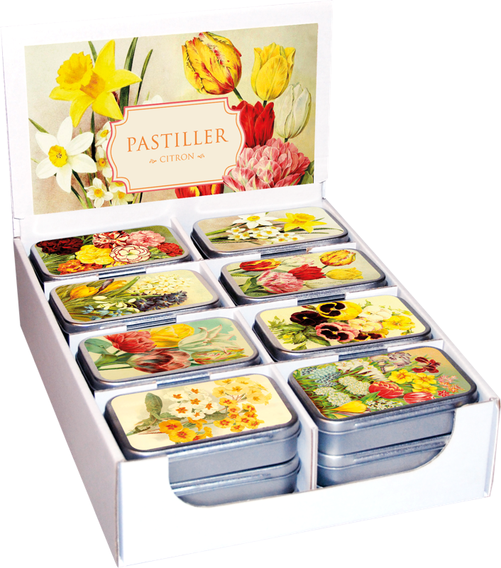 Pastiller i metallboks 24-pakk