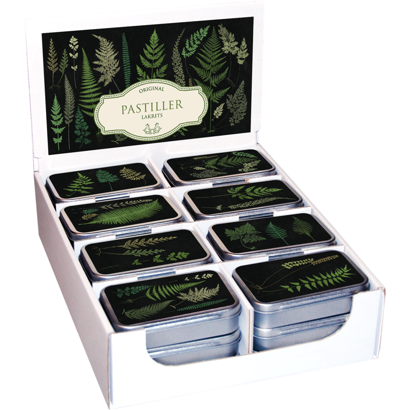 Pastiller i metallboks 24-pakk