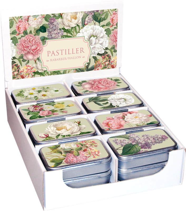 Pastiller i metallboks 24-pakk