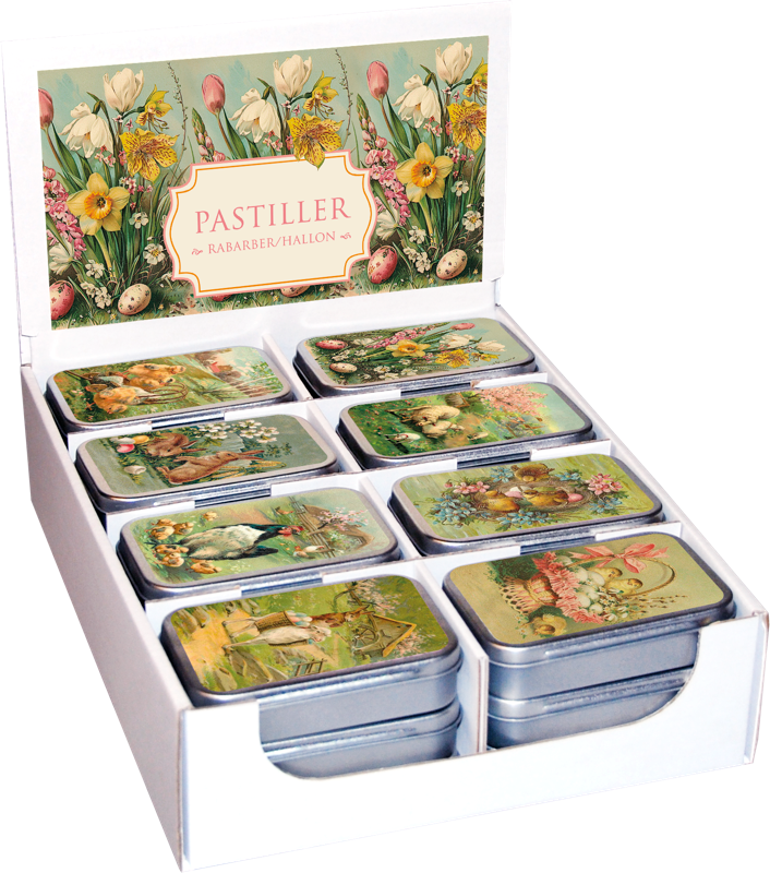 Pastiller i metallboks 24-pakk