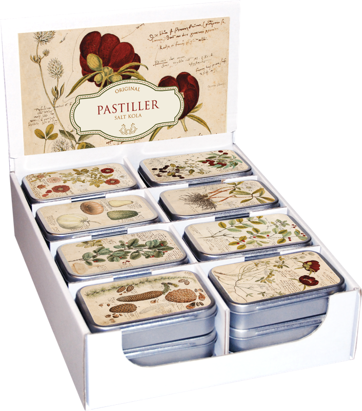 pastiller i metallboks 24-pakk