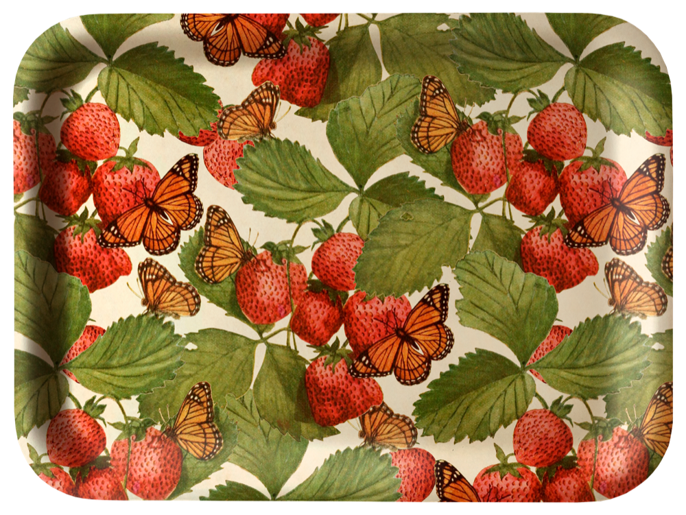 Tebrett av tre 27x20 cm