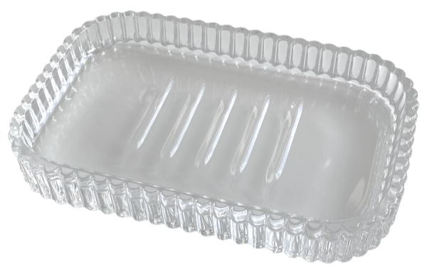 Såpefat av glass