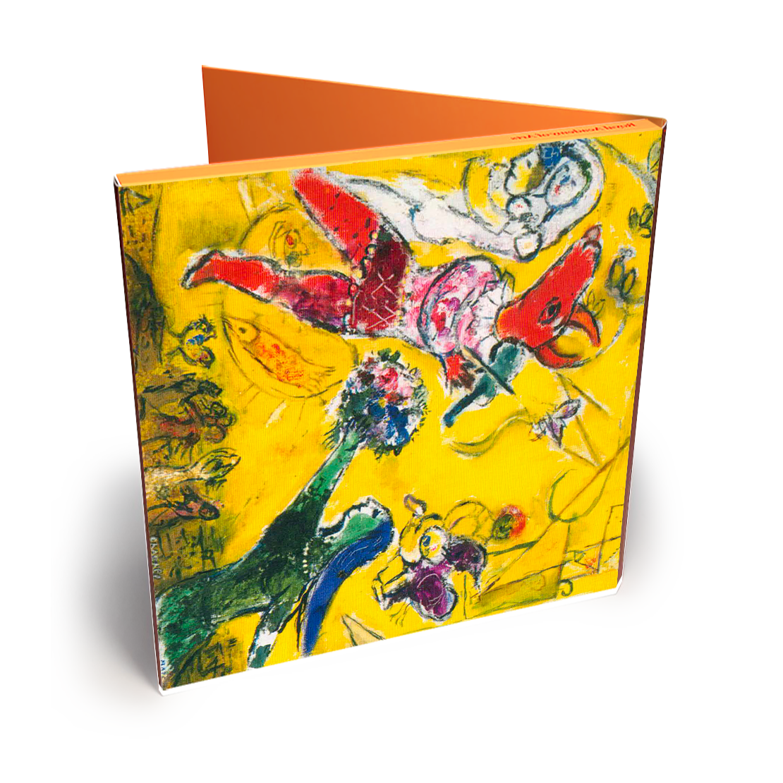 Kortmappe med 6 kunstkort