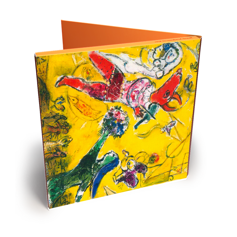 Kortmappe med 6 kunstkort