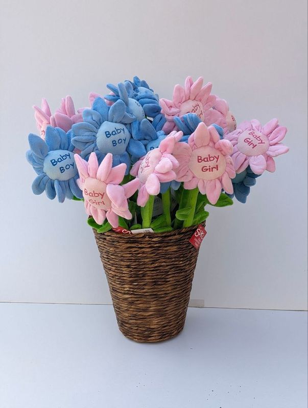 Suki Baby Boy and Baby Girl Flowers